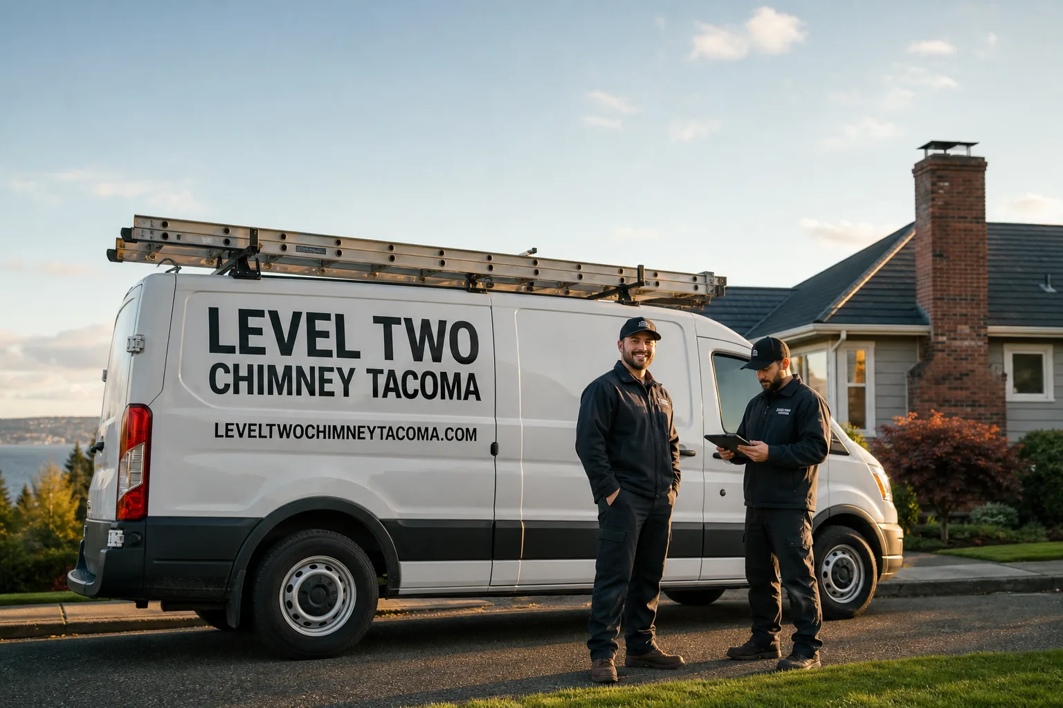 Emberly Chimney Cleaners Tacoma chimney cleaning team